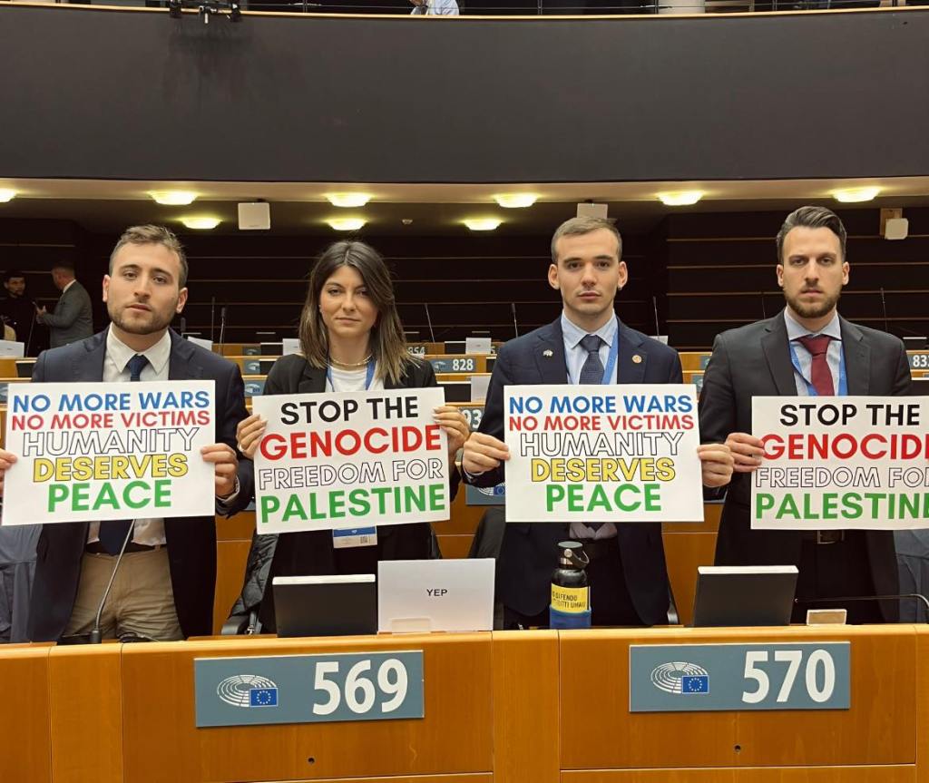 L’UE fermi il genocidio in&nbsp;Palestina.