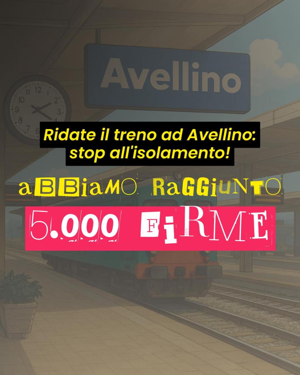 “Ridateci il treno”: la petizione supera le 5.000 firme. Richiesto incontro con l’assessore regionale&nbsp;Casillo